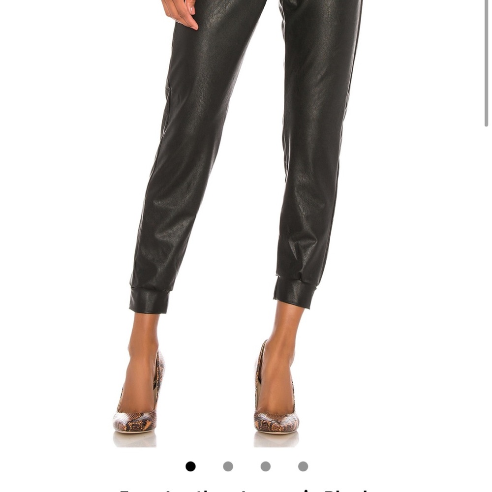 Commando Faux Leather Joggers